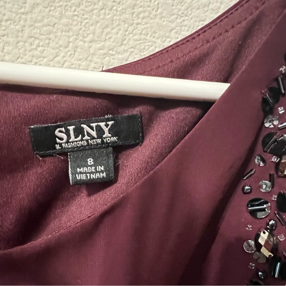 SLNY Maxi Layered Dress - Picture 3 of 3